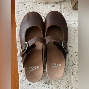 Dansko Leather Clogs